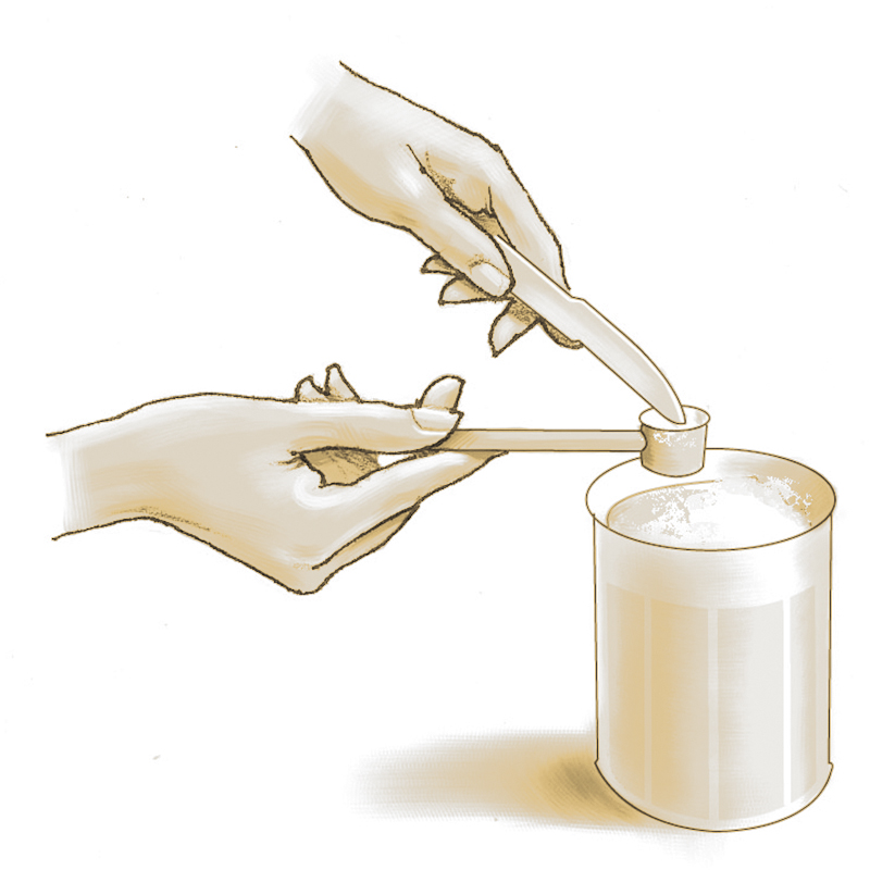 Latte in polvere: raccomandazioni per ricostituirlo in modo sicuro